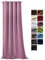 heimtexland ® Gardine Blickdicht Verdunklungsgardine mit Kräuselband und versteckten Schlaufen, Thermogardine, Verdunklungsvorhang,-lichtundurchlässig- HxB 245x135 cm Typ139 (Mauve-aubergine)