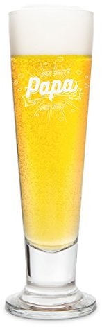 KIXY Pilsglas von Leonardo Geschenk Gravur Bierglas - Der beste Papa der Welt