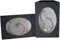 Stinger Select SS69HBG 6'' x 9'' Car Audio Speaker Enclosure (One Pair) - For Hatchback Installations 15mm MDF Construction - Superior Deep Bass Execution - Grey & Black Carpet