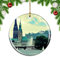 Weekino Deutschland Alstersee Hamburg Weihnachtsdekoration Christbaumkugel Hängender Weihnachtsbaum Anhänger Dekor City Travel Souvenir Collection Porzellan 2,85 Zoll