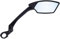 CONTEC Fahrrad-Rückspiegel E-View Deluxe, für rechts, Schwarz, Blendfrei, Kunststoff, verstellbar, Dazz-Linse, für 22,2 mm Lenker, E-Bike, Weitwinkel