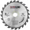 Saxton TCT Kreissägeblatt mit flacher Oberseite, 216 mm x 24 T x 30 mm, Bohrung + Ringe für Bosch Makita etc
