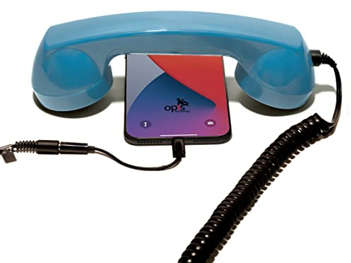 Opis Technology Auricular de Estilo Retro en Forma de Receptor de teléfono (Versión para iPhone) - el 60s Micro Azur
