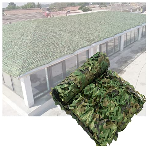 JSSSM Sonnenschutz-Tarnnetz Mit Nylon-Mesh-Rückseite Sichtschutzzaun Gegen UV Rechteckiger Mesh-Sonnenschutz,für Camping Party Dekoration Sonnenschirm (Color : Camouflage net, Size : 10x50m)