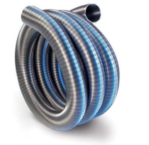 Tubo flessibile acciaio inox per canne fumarie, dimensioni variabili (diametro 150mm, 4)