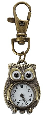 BEIEM Uhr, Schlüsselanhänger, Eule, 37 x 24 mm, Siehe Abbildung