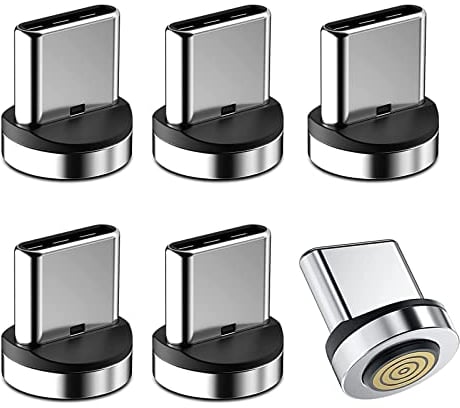 GUUGEI Lot de 6 embouts magnétiques pour câble de charge de type C