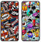 Abuenora Funda para Xiaomi Redmi Note 9, [2 Piezas] Carcasa Silicona Slim Flexible Antigolpes con Protección de Cámara Case con Dibujos Grupo A