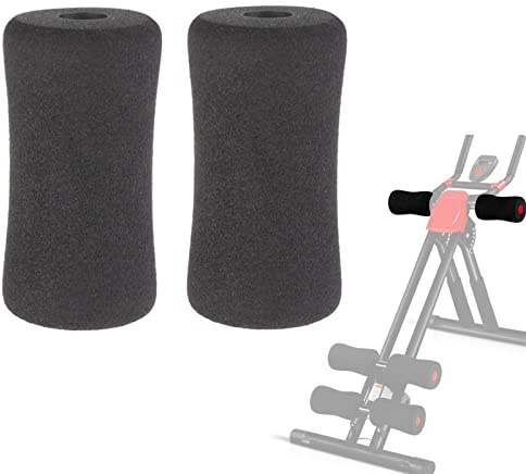 Schaumstofffüße für Rollen, Fitnessgeräte, Schwammpolster Ersatz für Beinstrecker für Hantelbank, Trainingsgeräte, 135 mm, 2 Stück