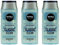 3x NIVEA MEN Shampoo Classic Clean,Pflegeshampoo für Normales Haar,250ml (3er Pack)