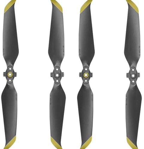 Bocguy 4 Pcs Eliche Mavic Air 2 / 2S, 7328 Eliche per Mavic Air 2S / 2 Accessori con Design a Rilascio Rapido, Basso Rumore & Stabile (Oro)