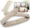 BACKLAXX ® Akupressur Stirnband gegen Migräne und Kopfschmerzen. Akupunktur Kopfband, Kopfmassagegerät mit Tasche zur Kopfmassage. Head Massager zur Entspannung, Beauty Stirnband natur