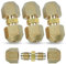 GZLFH Set di 4 nippli di collegamento per aria condizionata, 1/4, 10,8 mm, filettatura per tubo di rame da 6,35 – 6 mm