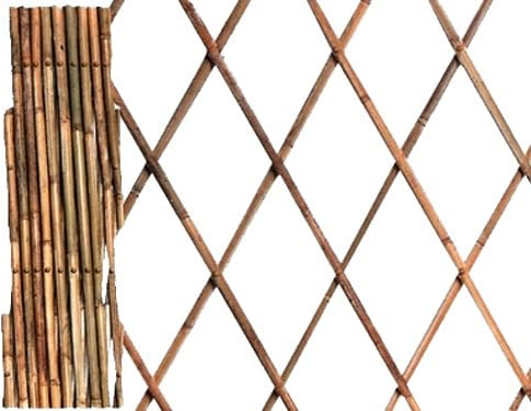 Treillis extensible en bambou 90 x 240 cm Garden Deluxe Collection - 90 x 240 cm