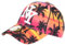 Casquette NY Orange et Rose Tropicale Palmiers Sunset Baseball - Taille Unique - Orange
