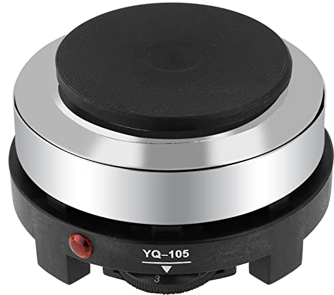Jeffergarden Mini-Herd-Kochplatte, 220 V, 500 W, Schnell Erhitzende Kochplatte für Hot Pot und Induktionskochen, Leicht zu Reinigen, Jeffergardenv85sgq4n0e