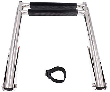 KAOLALI Boarding Ladder, Telescopic Marine Boat Ladder, Aluminium 2 3 4 Step Folding Boarding Ladder for Boat Yacht Ship