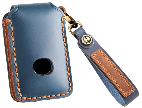 KUNIO Leder Schlüsselhülle Passt für Mazda 3 6 CX-30 CX-50 CX-90 CX-60 CX-5 CX-8 CX-9 MX-5 MX-30 Axela 2019-2024 Schutz Schlüsseletui Cover Schlüsselanhänger