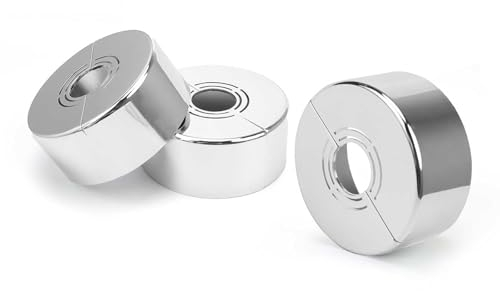 HERKINDNESS Embellecedor Grifo Ducha, 3 Piezas Embellecedor Grifos, Embellecedor Ducha, Adecuadas para Diámetros de 20 Mm/25 mm/33 mm, Adecuadas para Diversos Accesorios Ducha Como Grifos