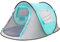 Camping Zelt Tipi-Zelt Für 3–4 Personen, Outdoor-Campingzelt, Automatisches Zelt, Strandzelt, Picknick, Bergsteigen Zelt Für Klettern(Blue)