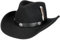 Stetson Tamalo Westernhut - Packable Wollfilzhut - Herren Filzhut Herbst-Winter schwarz XXL (62-63 cm)