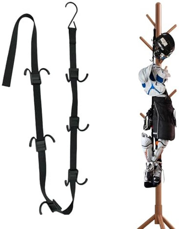Tragbarer Hockey-Equipment-Ständer, Hockey-Trocknungsständer | Gurt-Organizer für Hockey-Ausrüstung | Tragbarer Fußballfanger, Hockey-Ausrüstungsgurt-Organizer