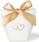 25pz Scatoline Portaconfetti Matrimonio Bomboniere Anniversario Matrimonio 50 anni con Nastri Regalo per Festa Matrimonio Nozze Compleanno Comunione Cresima