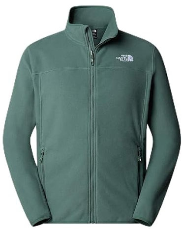 THE NORTH FACE NF0A855XHCH M 100 Glacier Full Zip - EU Maglia Lunga Uomo Duck Green Taglia S