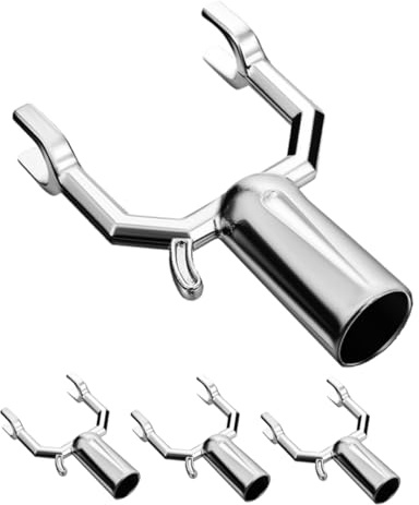 TOYANDONA Aststützen aus Aluminiumlegierung 4 Stück für Obstbäume zur Abstützung Schwerer Äste 19mm Lochdurchmesser in Garten und Weinbergen
