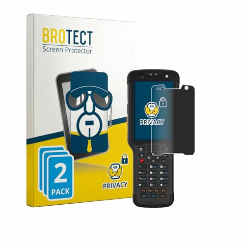 BROTECT 2 Stück Anti-Spy Blickschutzfolie für Newland Speedata SD35 Leo Privacy Screen Protector [Displayschutz-Folie, Sichtschutz, Blaulichtfilter]