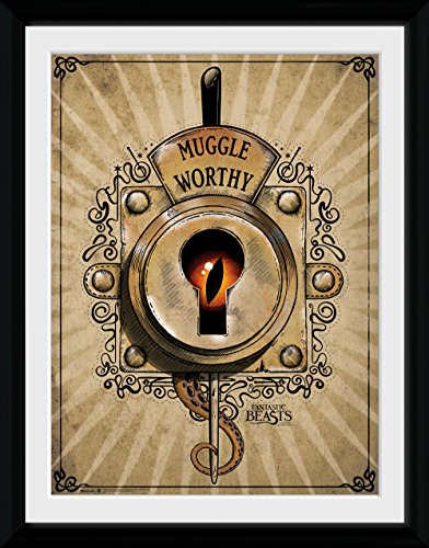 Fantastische Beasts Muggle würdiger Gerahmter Fotodruck, 30 x 40 cm