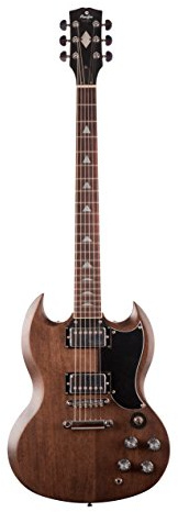 Prodipe GS 300 BR Brown 6-saitige E-Gitarre