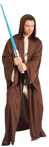 Rubie's Official Disney Star Wars Jedi Hooded Robe Men's Costume, Adult Fancy Dress