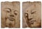 Holzbild Wandbild Holzdruck 2er Set Buddeha Asien 70x50 cm