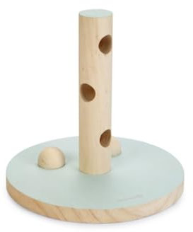 Beeztees Spielturm Hayra, Nager, Holz, Mint, 30x30 cm