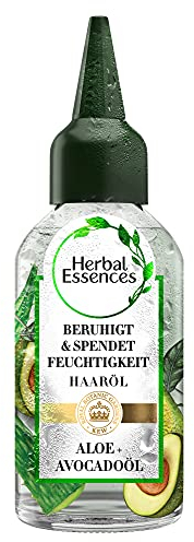 Herbal Essences Pure:Renew Kopfhaut- & Haaröl mit Aloe + Avocadoöl, 100ml, Haarpflege Glanz, Haarpflege Trockenes Haar, Aloe Vera Haare, Cruelty-free