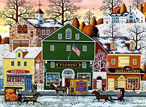 Buffalo Games - Charles Wysocki - Fleisch, Blumen, Hüte - Puzzle 1000 Teile