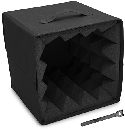 Voice Booth Isolation Box - Schaumstoff für Akustik- und Tonaufnahmen - Komplett mit Kabelkanal