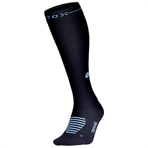 STOX Energy Socks Travel Kompressionsstrümpfe Damen, Reisestrümpfe | Thrombosestrümpfe Flug Klasse 2, Compressions Socks Women, Medizinische Stützstrümpfe, Kompressionssocken Flugzeug