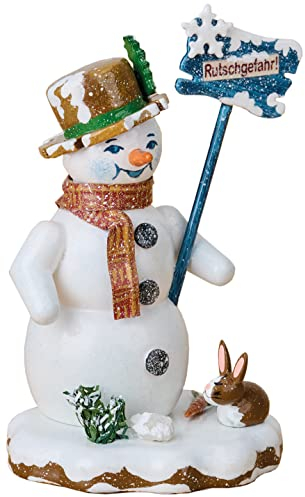 Hubrig Schneemann Rutschgefahr, Neu 2022, Höhe 9cm
