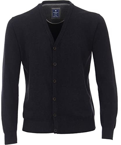 Redmond Strickjacke Uni 11 blau 3XL