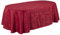 Tischdecke Meliert/Vorhang Meliert/Läufer/Kissenhülle/Marmoriert/Jacquard/Tischwäsche/Gardine (Rot, 160x220cm Oval)