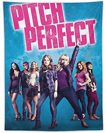 Pitch Perfect Movie Poster Malerei auf Polyester Wandkunst Tapisserie Scroll Bild Druck Wohnzimmer Wände Dekor Home Tapestries 76,2 x 101,6 cm