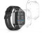 kwmobile Set 2X Custodia Smartwatch Compatibile con Garmin Venu Sq 2 Music/Sq 2 Cover - Case Silicone Protezione Orologio Fitness Trasparente