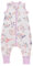 Chilsuessy Baby Sommerschlafsack mit Füßen 0.5 Tog Kleine Kinder Schlafsack mit Beinen Unwattiert 100% Baumwolle Schlafstrampler für Jungen und Mädchen, Frühlingsvögel, 80cm/Baby Höhe 90-100cm