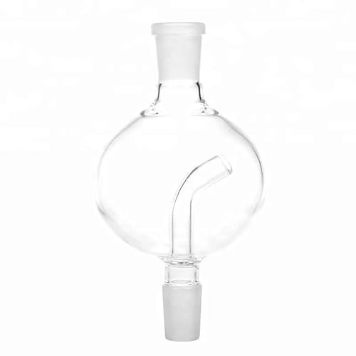 Orient Supply Molassefänger Clear Glas Shisha Universal 18/8 Schliff Wasserpfeife Hookah aus Borosilikatglas Molasses Catcher