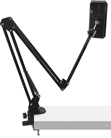 QWORK® Tablet Halterung Bett, Tablet-Ständer für Bett, 360 Grad Drehbarer, für alle 4.7-12.9 Zoll iPad, Tablets, Telefone
