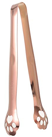 Bread Tong Clip Ice Cube Candy Mini Candy Mini Tongs Cat Paw Tong Metal Kitchen Tongs Bakery Food Tongs Dessert Tongs Barbecue Tongs 430 Stainless Steel Rose Gold Cake Salad