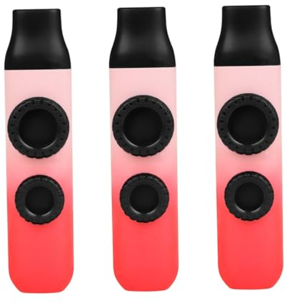 ibasenice 3 Sätze Doppelter Dimo kazoo Kinder Kazoo Blockflöteninstrument Für Kinder Kazoo Aus Holz Schwarze Kazoos Kazoo Für Anfänger Sax Einen Boom Kunststoff-kazoo Tragbar Abs Gitarre