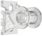 Estika Kettenhalter für Rollo, transparent, kleben, mit Bohren, für Doppelrollo oder Verdunkelrollo oder Sichtschutz Rollo, Selbstklebender, Kugelketten